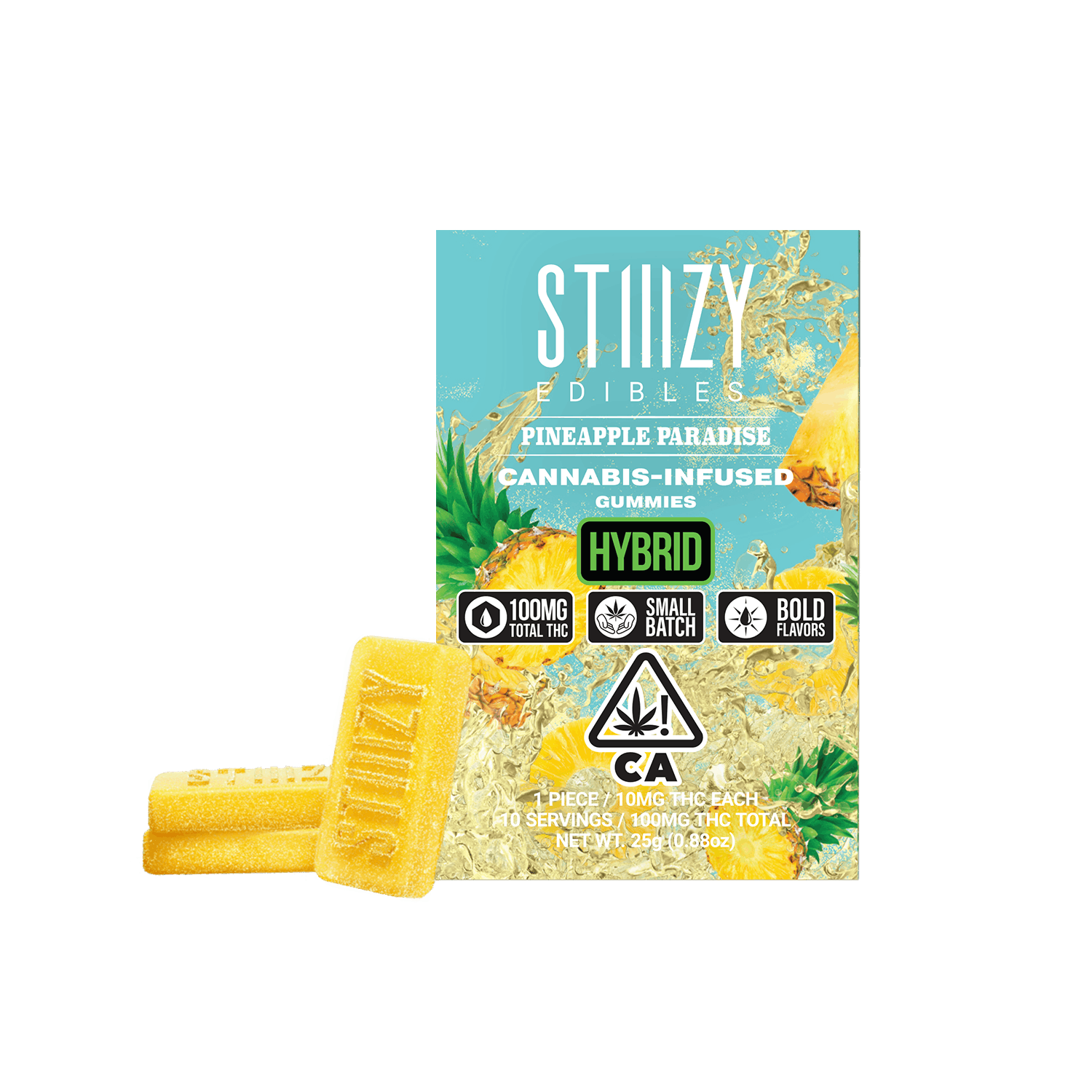 PINEAPPLE PARADISE - Gummies 100mg THC Edibles - STIIIZY