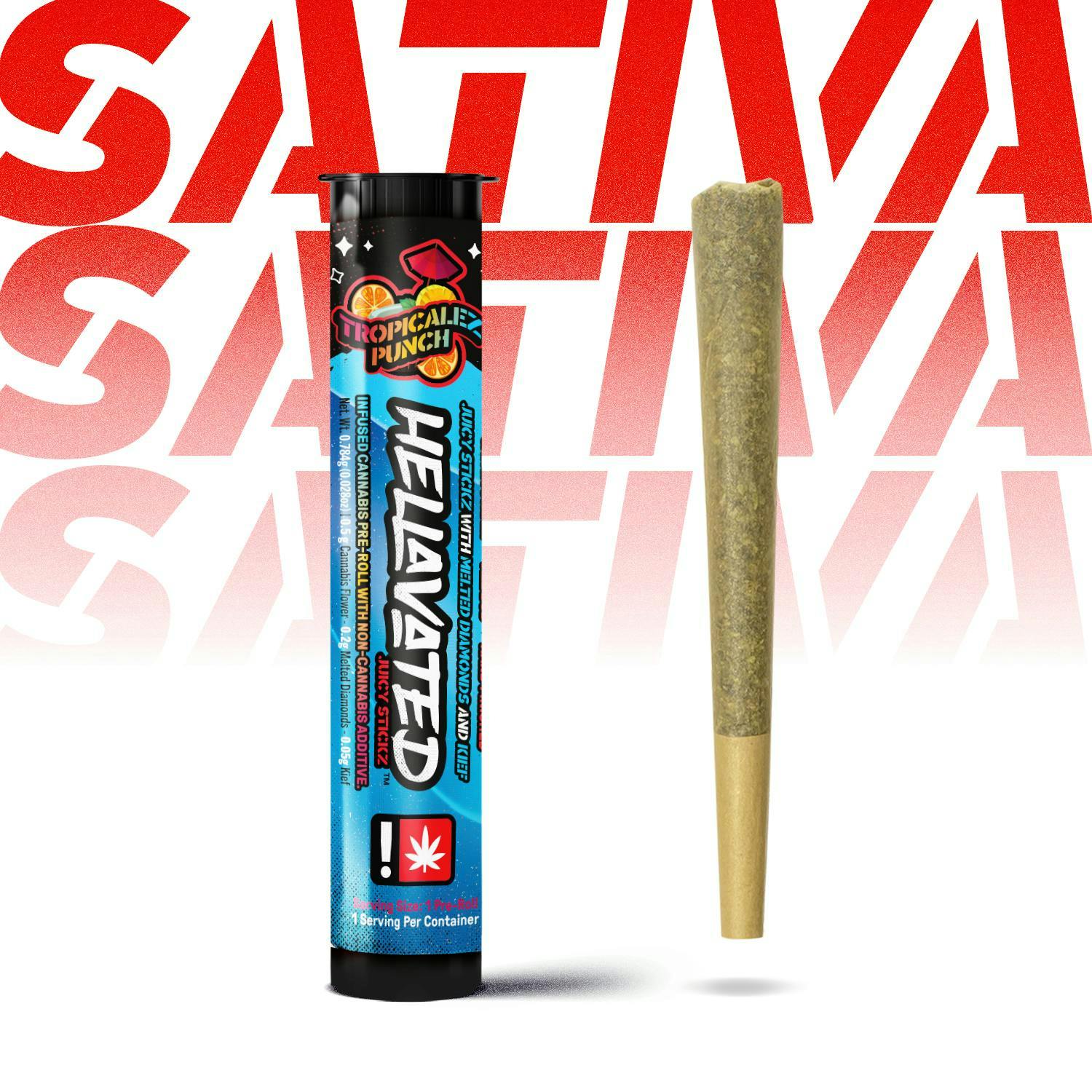 Tropicalez Punch Juicy Stickz .75g - Hellavated