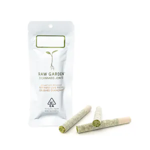 Raw Garden - Disco Dancer (I) | .5g 3pk Crushed Diamond Infused Joints | Raw Garden