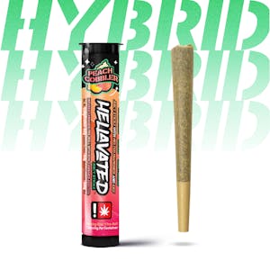 HELLAVATED - Hellavated Peach Cobbler Juicy Stickz .75g Infused Preroll