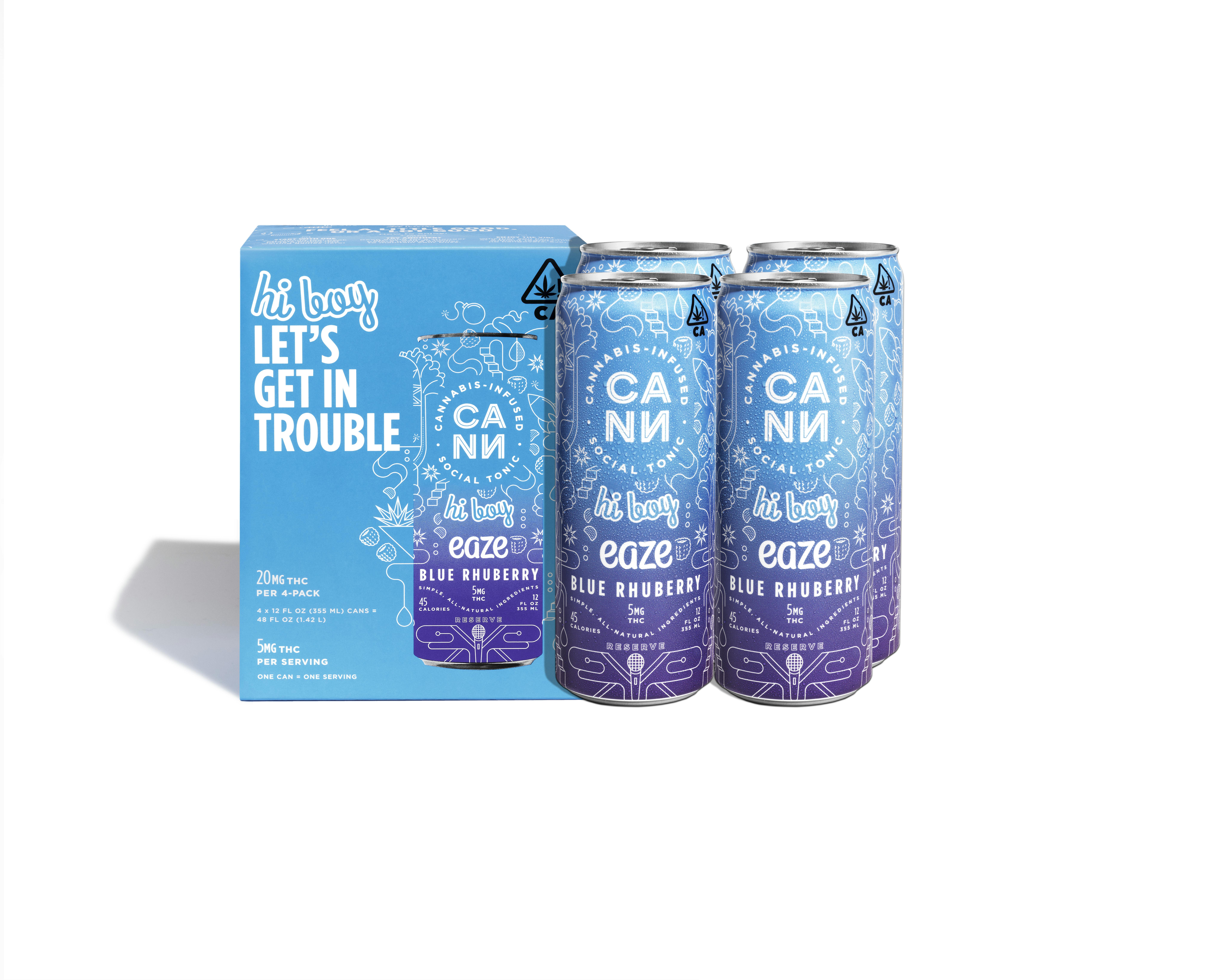 Blue Rhuberry Hi Boy (4pk) [Eaze Exclusive] - Cann