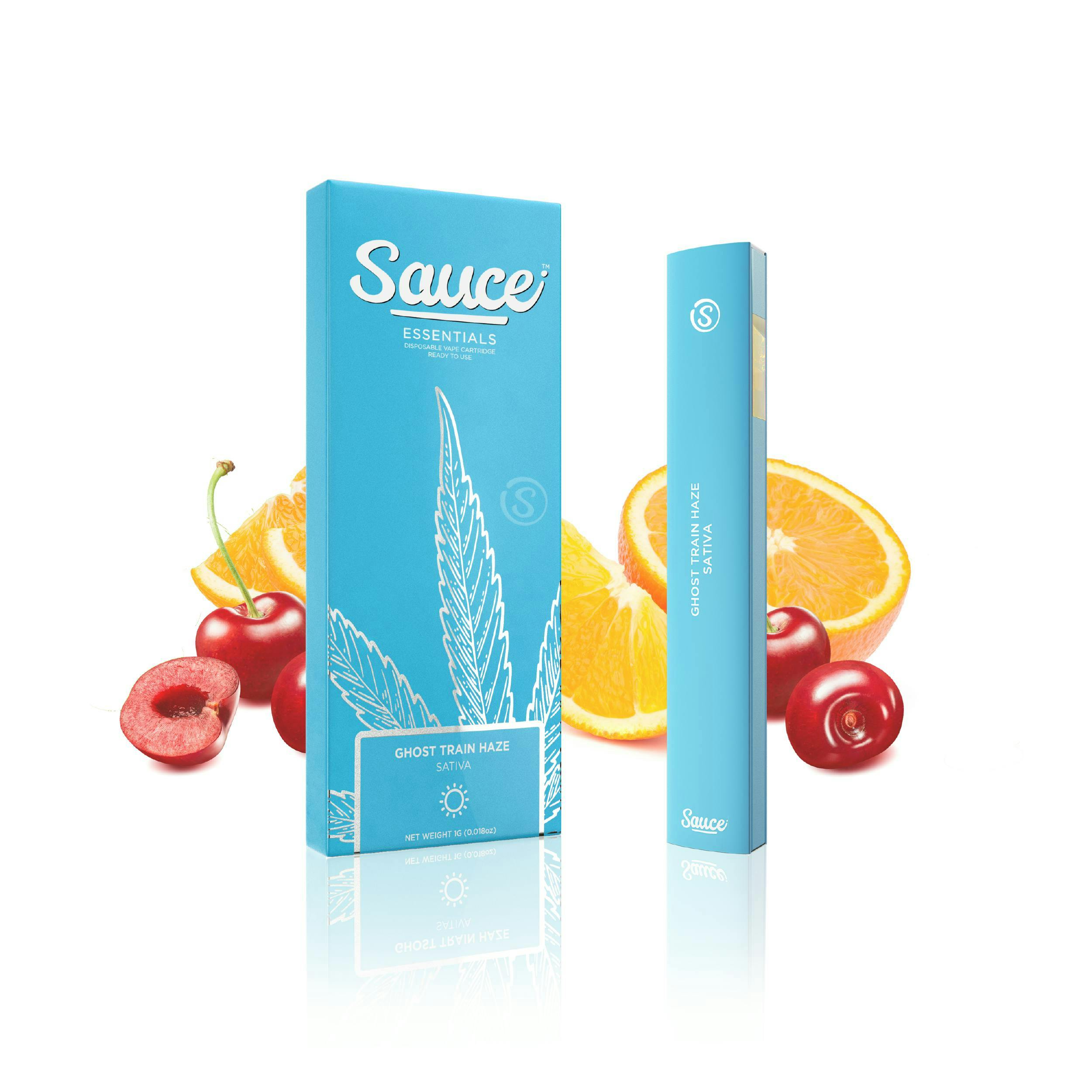 Sauce | Essentials | Ghost Train Haze | Live Resin Disposable | 1g