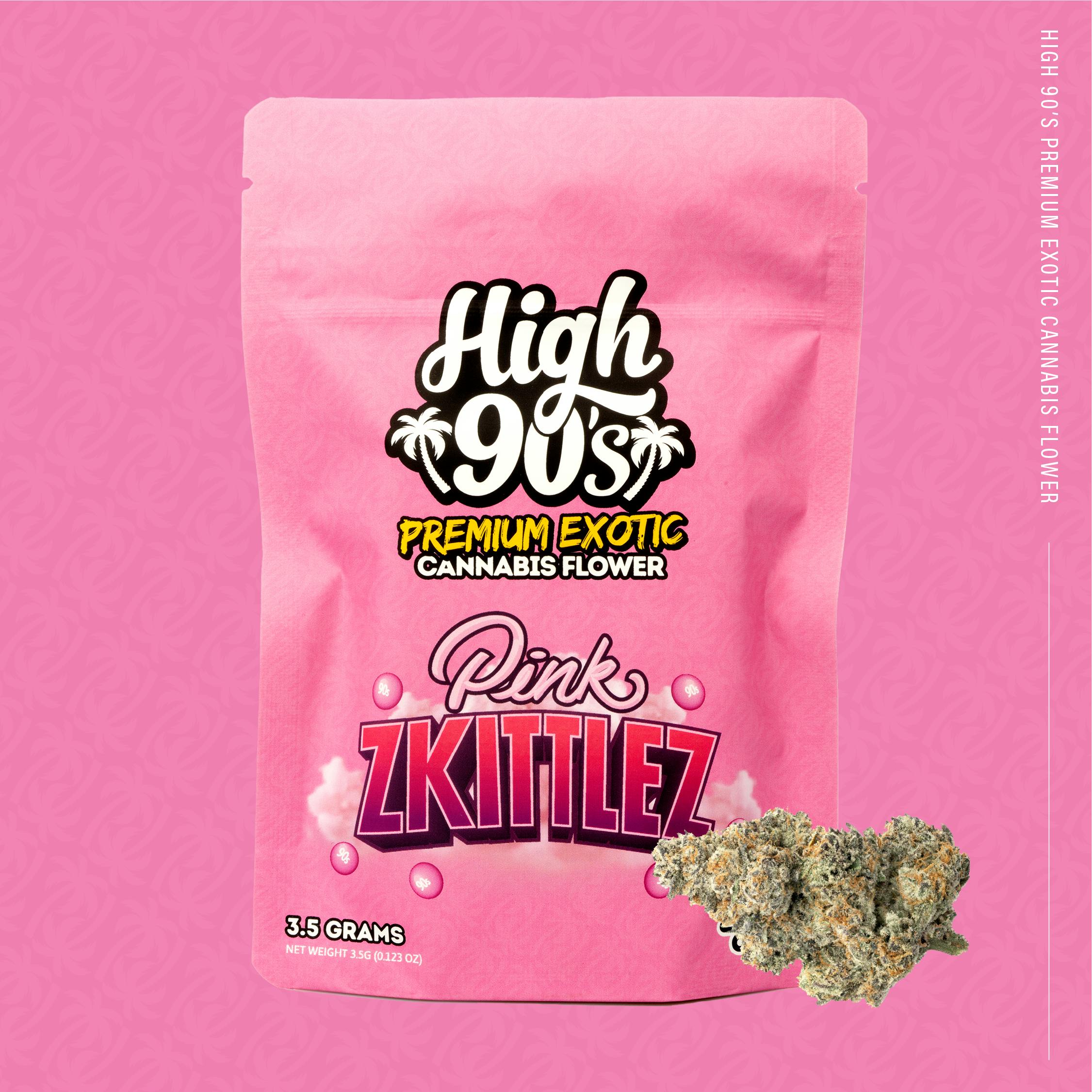 High 90s : Pink Zkittlez 3.5g Flower - HIGH 90s