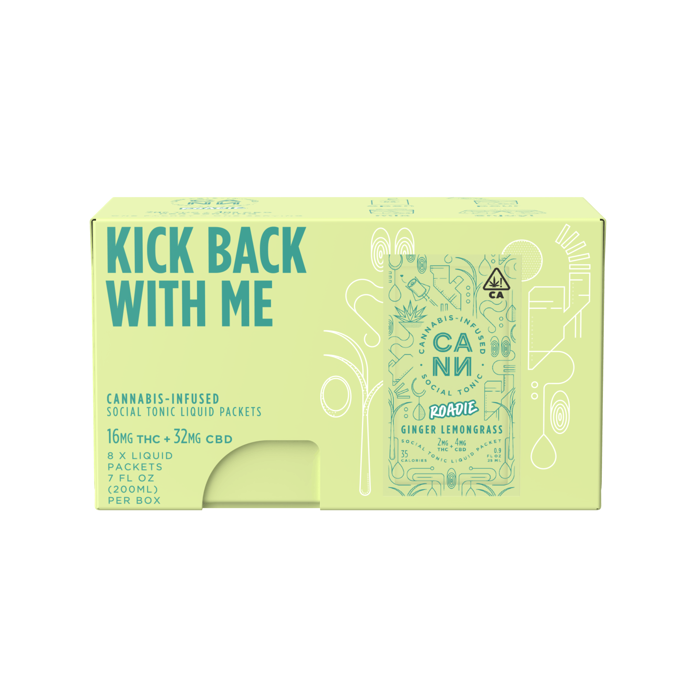 Ginger Lemongrass Roadie (8pk) - Cann