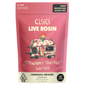 CLSICS - Strawberry Shortcake Sweet Tooth H - Rosin Infused Gummies 10pk - 100mg