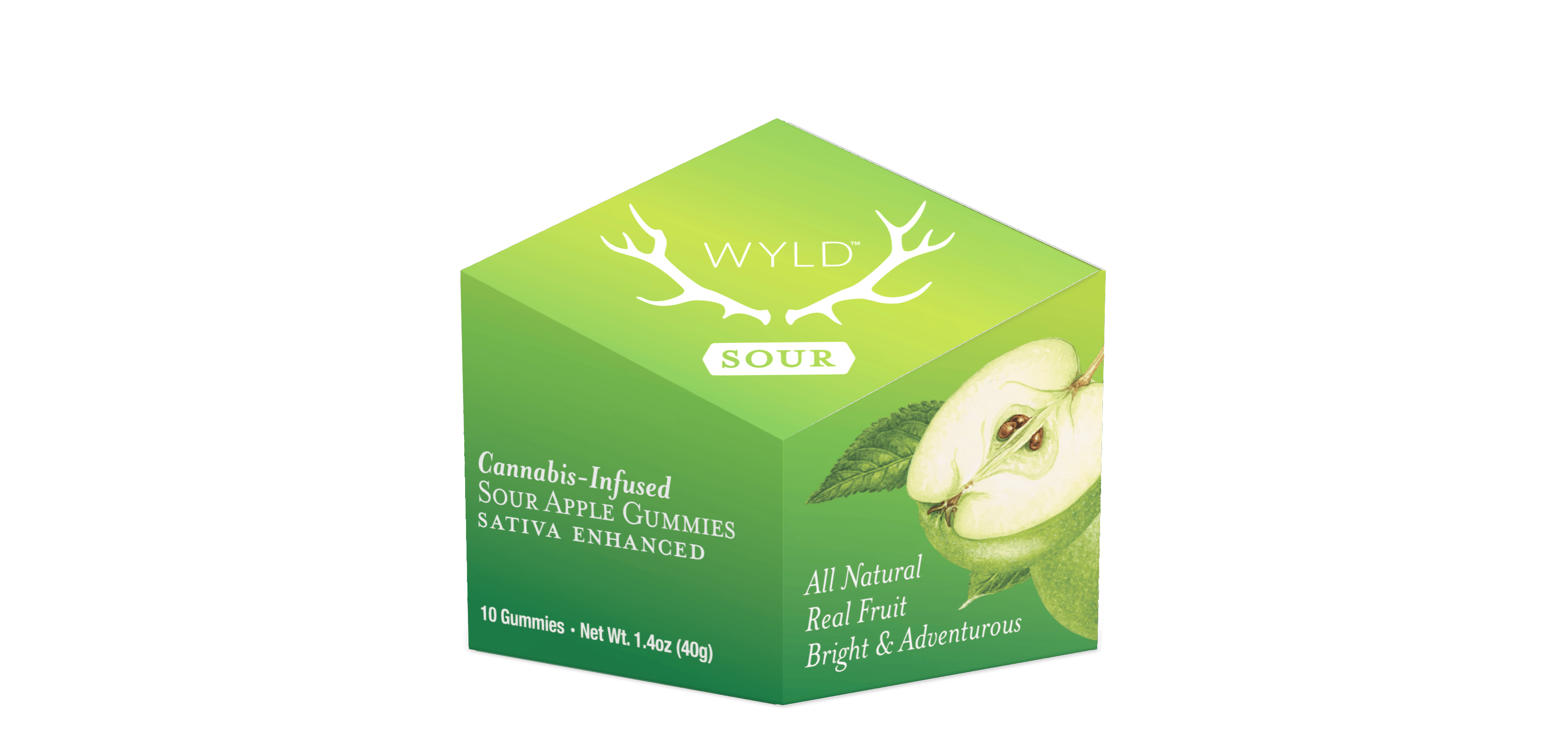 WYLD - Sour Apple - 100mg - 10ct