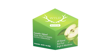 Wyld Sour Apple Gummies - 100MG
