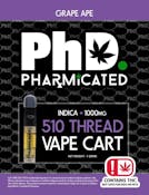  Pharmicated disposable- 1000 mg - Grape Ape
