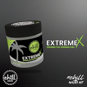 Chill Medicated - 2000mg THC : 2000mg CBD | EXTREME X Body Rub | Chill Medicated