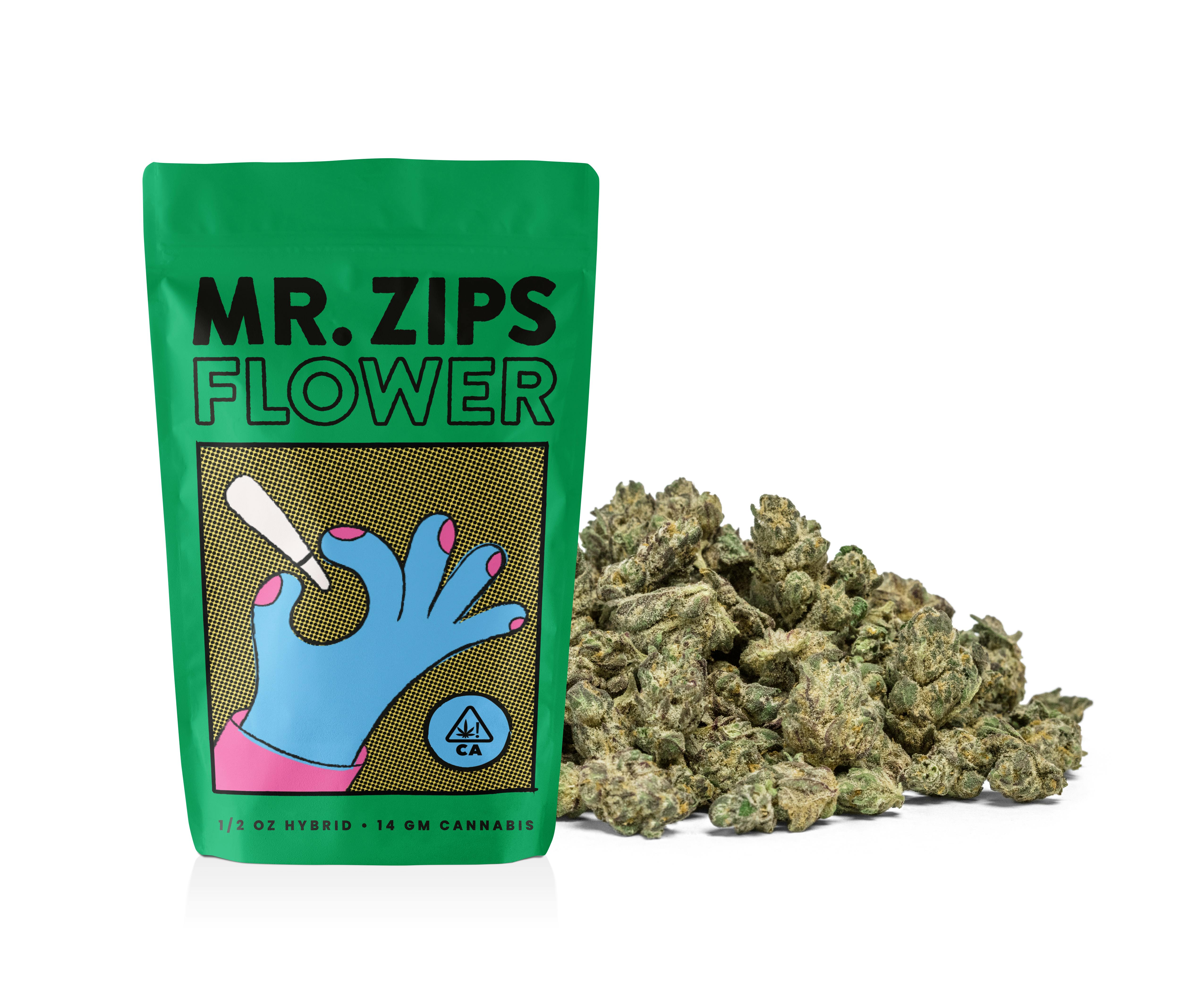MR. ZIPS | Golden Gas | Hybrid | Flower | 14g - MR. ZIPS
