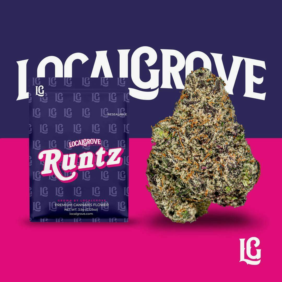 Local Grove Prepackaged Flower | Runtz | 3.5G - Local Grove