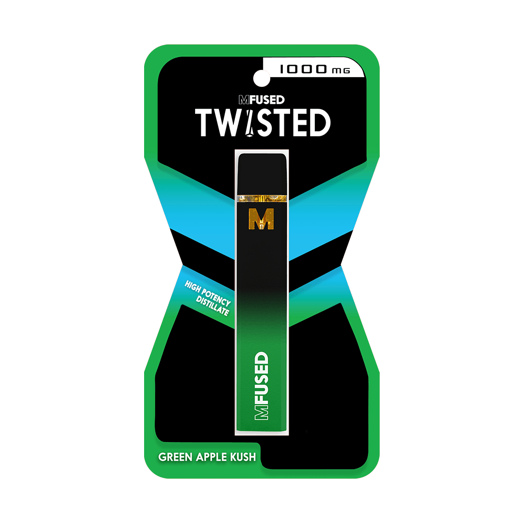 TWISTED Disposable Vape - Green Apple Kush - MFused