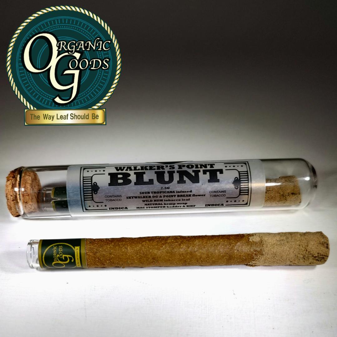 tobacco point Walkers Point Blunt Dipped in Badder & Kief 2.5g