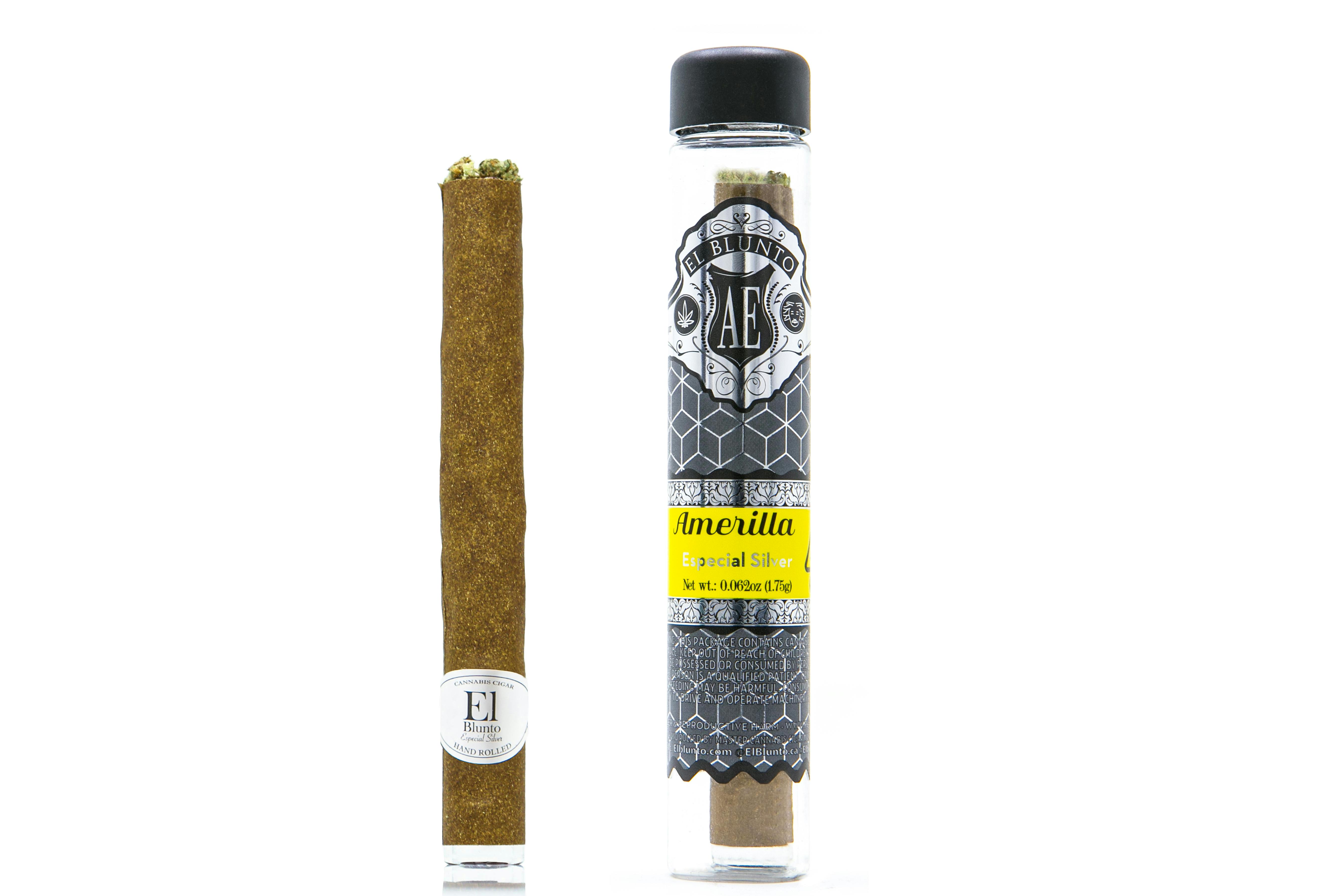 El Blunto Especial Silver Cannabis Cigar 1.5g - Amarilla (H)