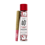Strawberry Cough -Sativa- 39.43% THC | 40's Infused (PreRoll) - 1.0g | STIIIZY    -kk3 front