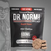 Dr. Norms | Cookies & Cream Fast-Acting Nano Cookies | 10mg 
