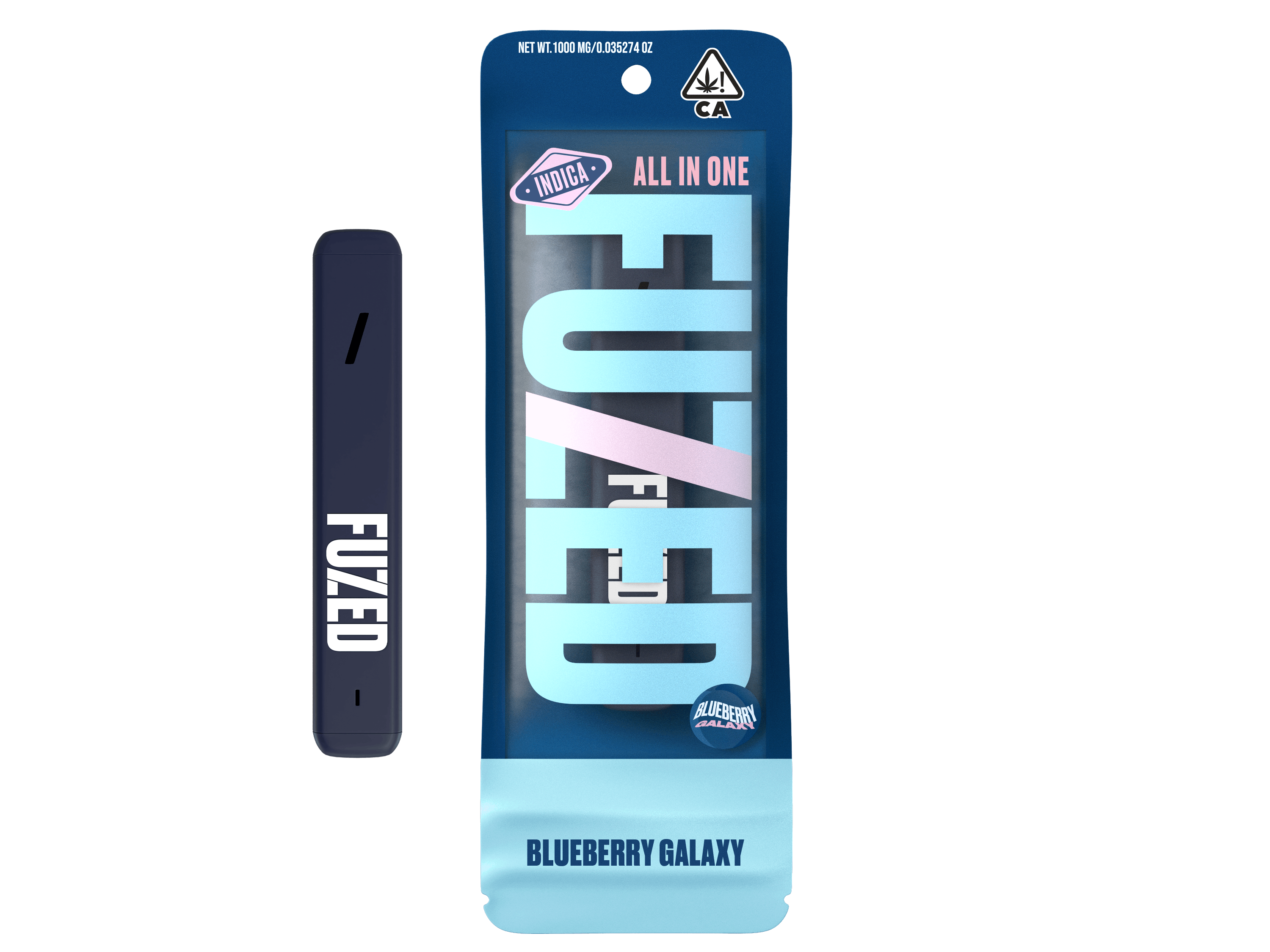 人気絶頂 1g All-In-One - Blueberry Galaxy - Indica - CA - FUZED その他