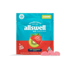 ALLSWELL - Allswell - Kiwi Strawberry - Gummies - 100MG