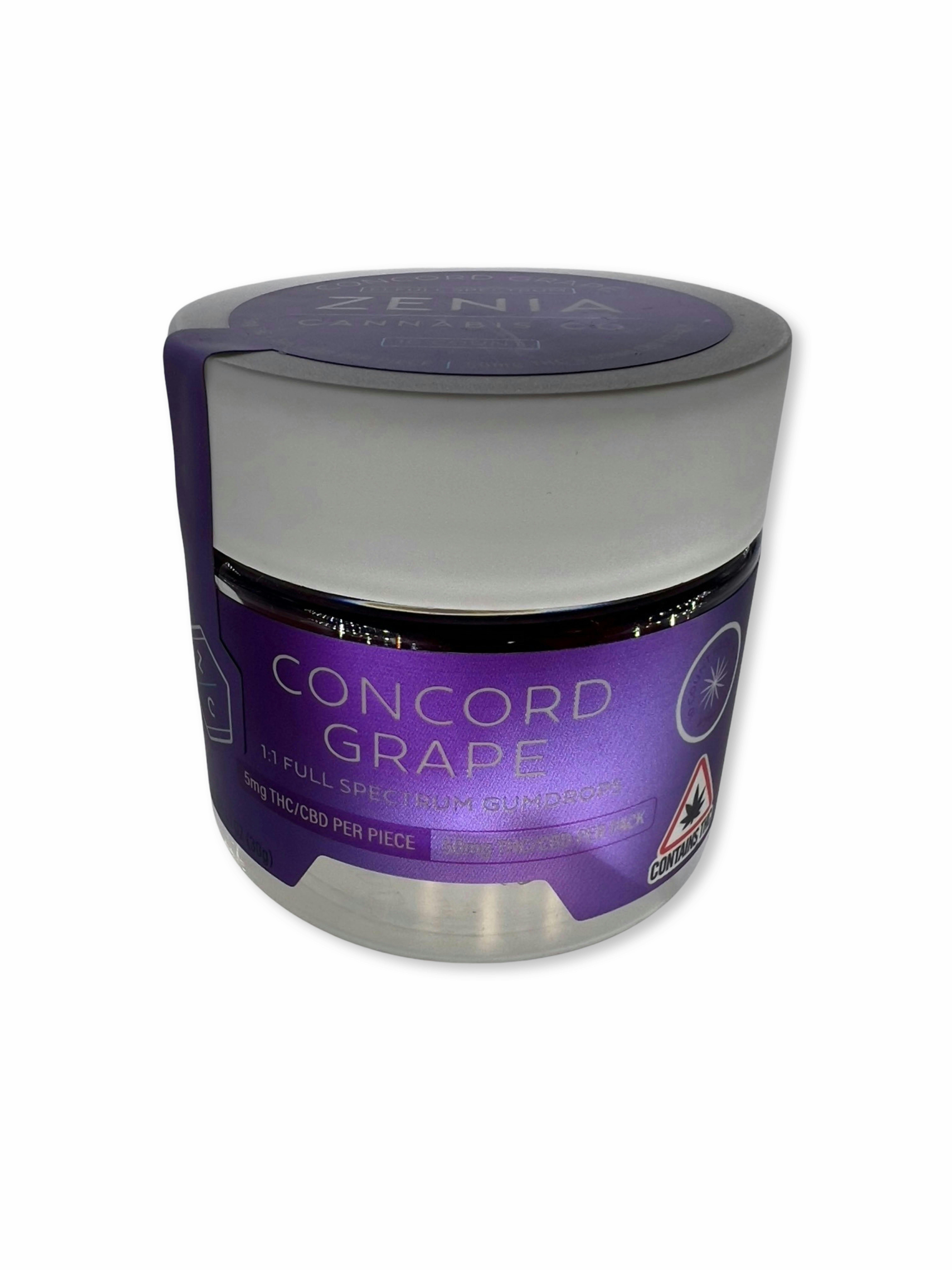 【人気No.1】霞の境GrapeGod H4CBH 1mlグレープゴッド71 5mg Concord Grape 1:1 CBD : THC Gummies - Zenia Cannabis Co. - Indico