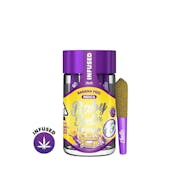 2.5g Baby Jeeter Infused Prerolls  5x0.5g - Banana Peel 40%