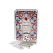 Nasha 5pk Hash Infused Preroll Sativa Clementine x Moroccan Peaches