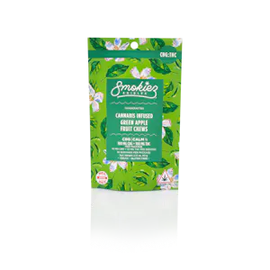 Smokiez Edibles - 10-pk | 1:1 | CBG:THC | Green Apple Fruit Chews | 100mg
