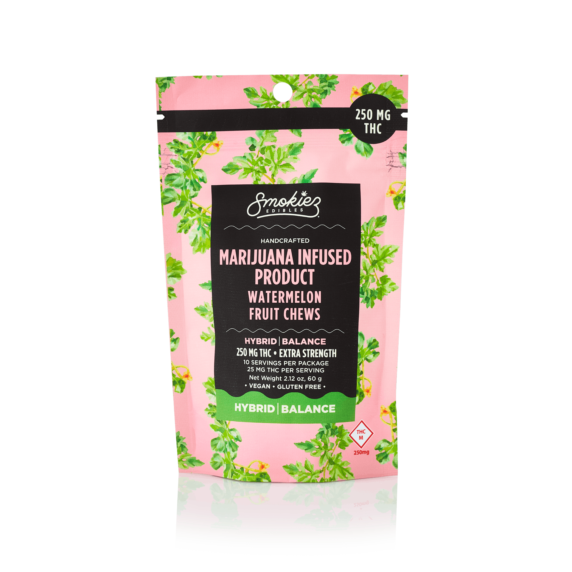 zomiiページ Smokiez HYBRID Watermelon Fruit Chews - 250mg - MO - Smokiez