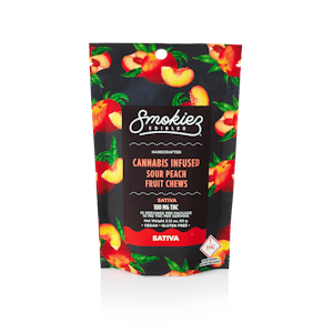 SMOKIEZ - Smokiez | SOUR Peach Fruit Chew (Single) | 100MG
