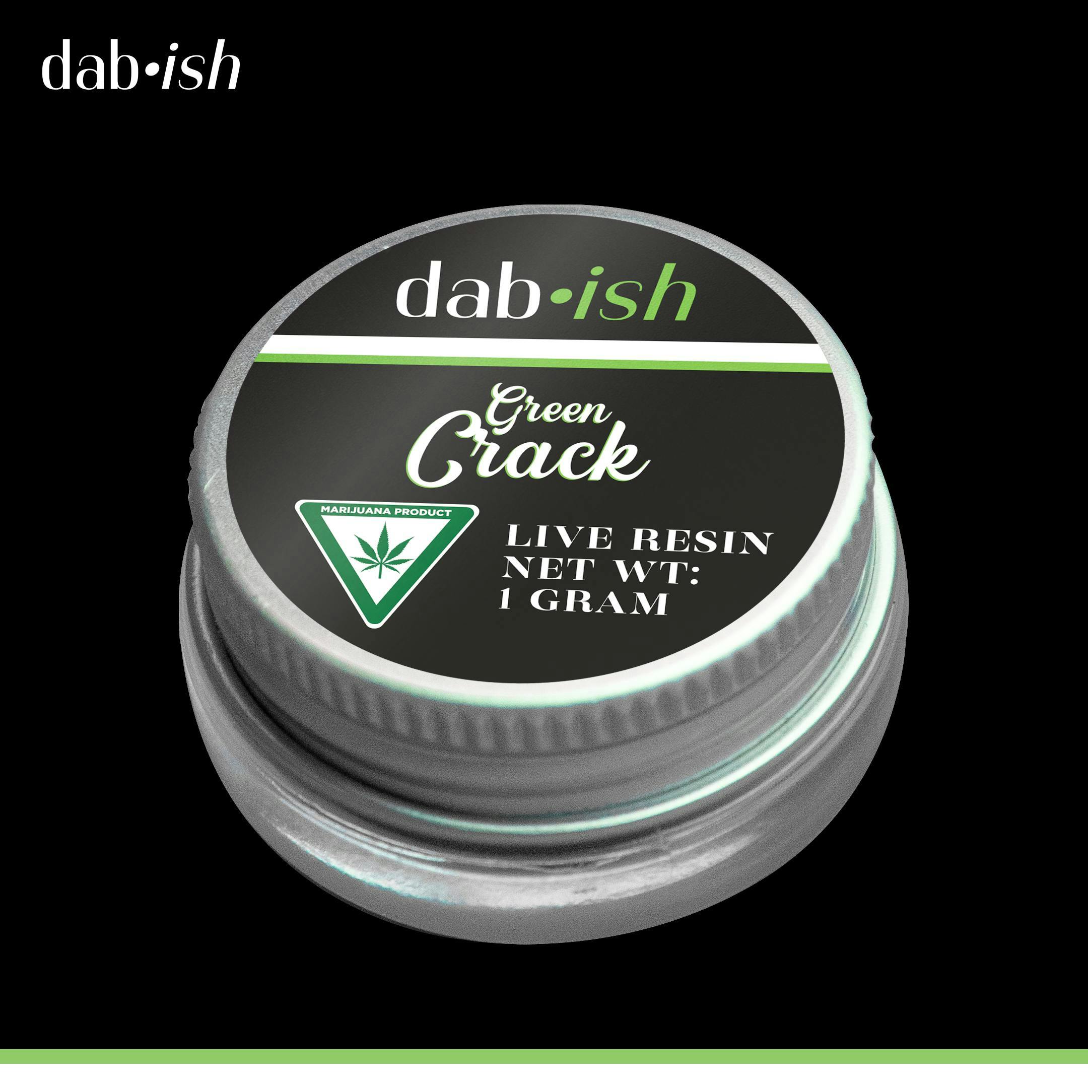 Green Crack (1G Live Resin) dab•ish (MED) - Dispo