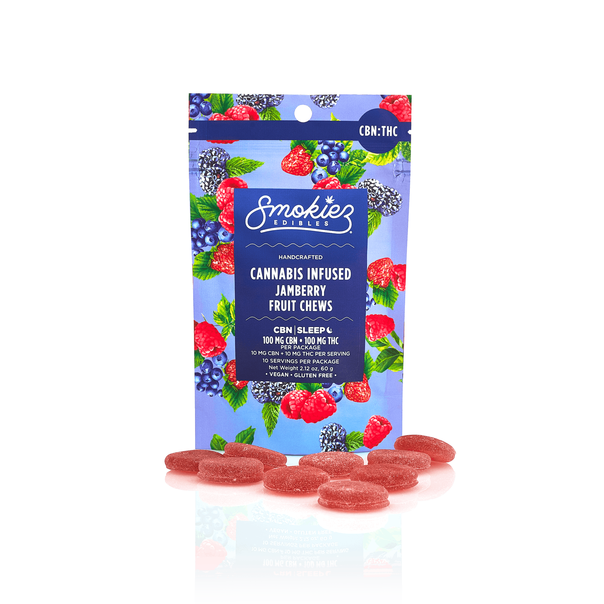 100％品質 100mg Jamberry CBN AZ - Chews Fruit 1:1 THC 100mg : その他