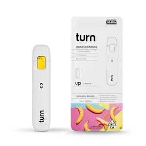 turn - gone bananas (s-hybrid) / botanica blends / 1g disposable