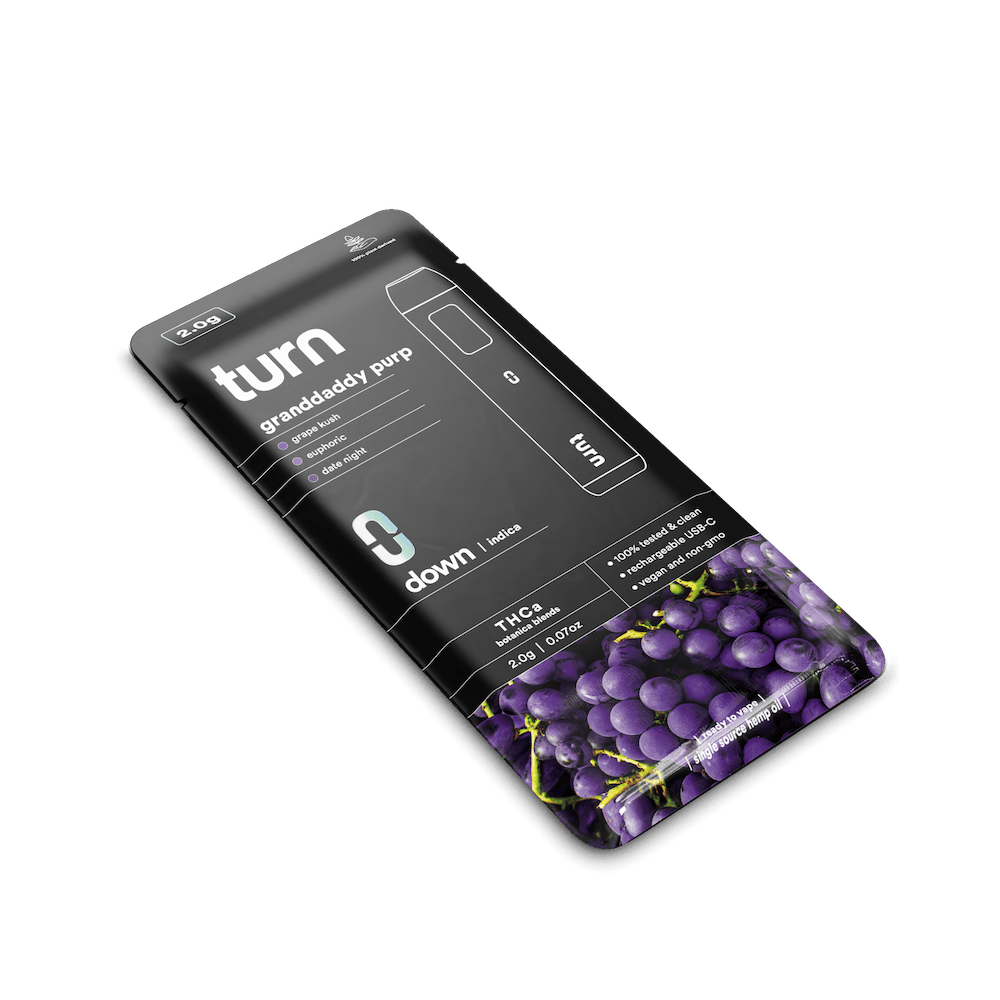 Turn - Disposable - Granddaddy Purple - 1G - The Chronic:... Turn - Disposable - Granddaddy Purple - 1G - The Chronic:...