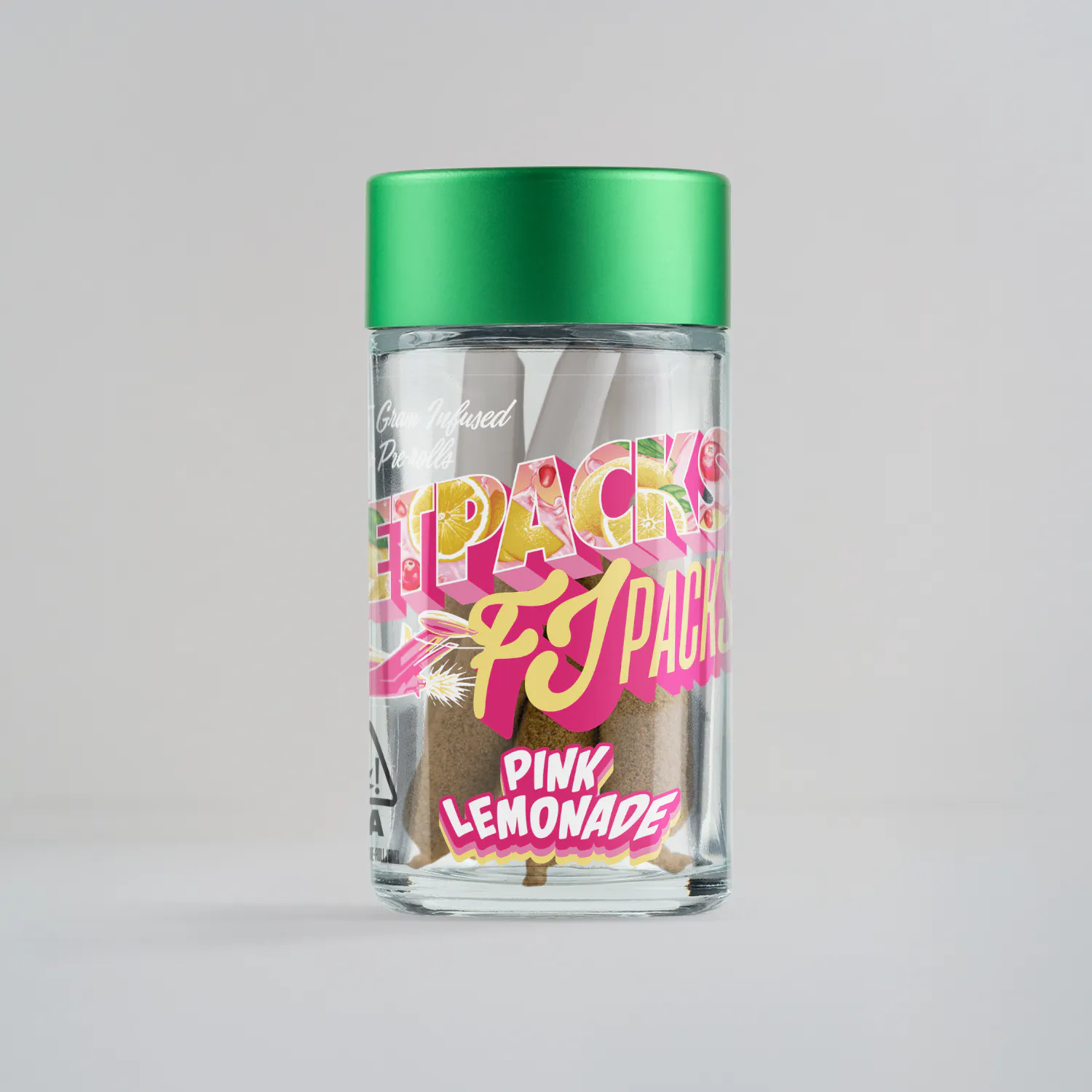 Jetpacks - Jetpacks | Pink Lemonade FJ-3 Packs (0.6g THCA Infused Pre-Roll 5 pack) Main Image