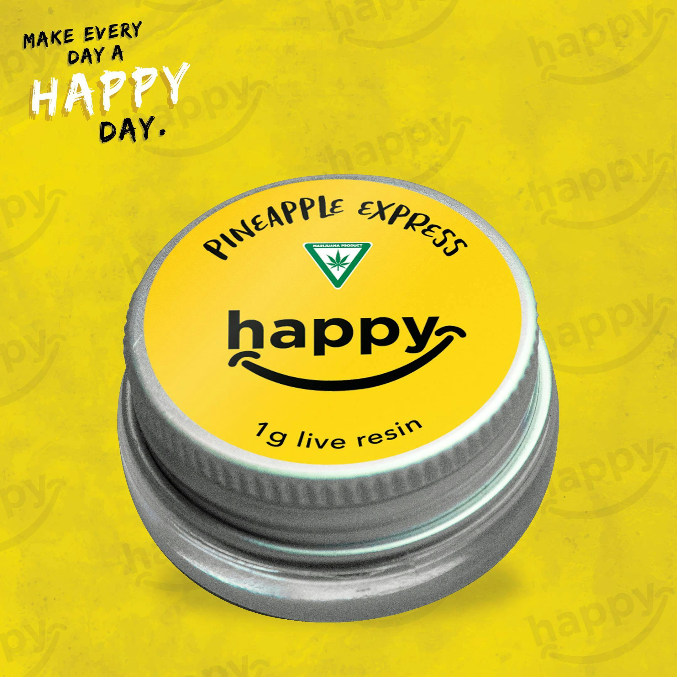 Pineapple Express - 1G Live Resin - Happy's - MED - Dispo