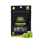 Heavy Hitters - Green Crack | Sativa - Lights On THCV Energy Gummies -100mg THC |50mg THCV