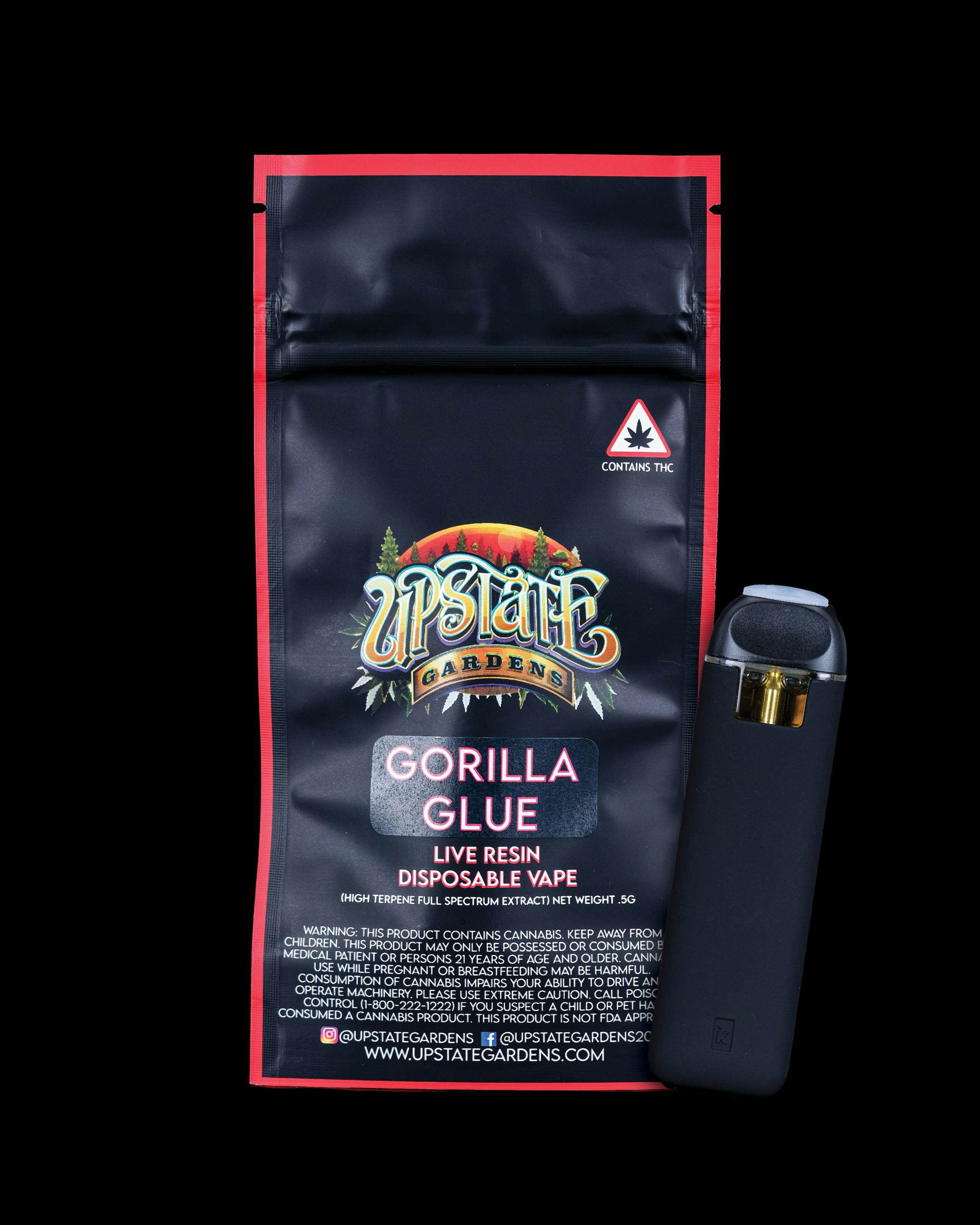 5g - Disposable HTE Vape - Gorilla Glue - Upstate Gardens