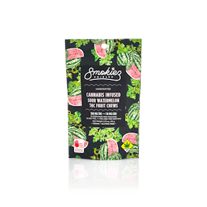 Smokiez Edibles - Smokiez | HYBRID | Sour Watermelon | Fruit Chews | 100mg | 10pk