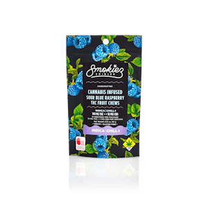 Smokiez Edibles - Smokiez - Edibles - Sour Blue Raspberry - 100MG - 10PK