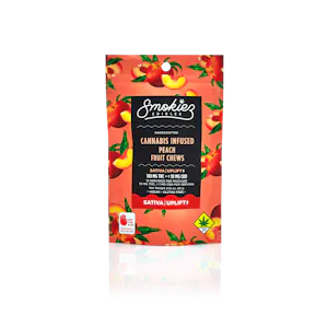 Smokiez Edibles - Smokiez | SATIVA |  Sour Peach | Fruit Chews  | 100mg | 10pk