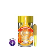 2.5g Baby Jeeter Infused Prerolls 5x0.5g - Mango Sherbet 37%