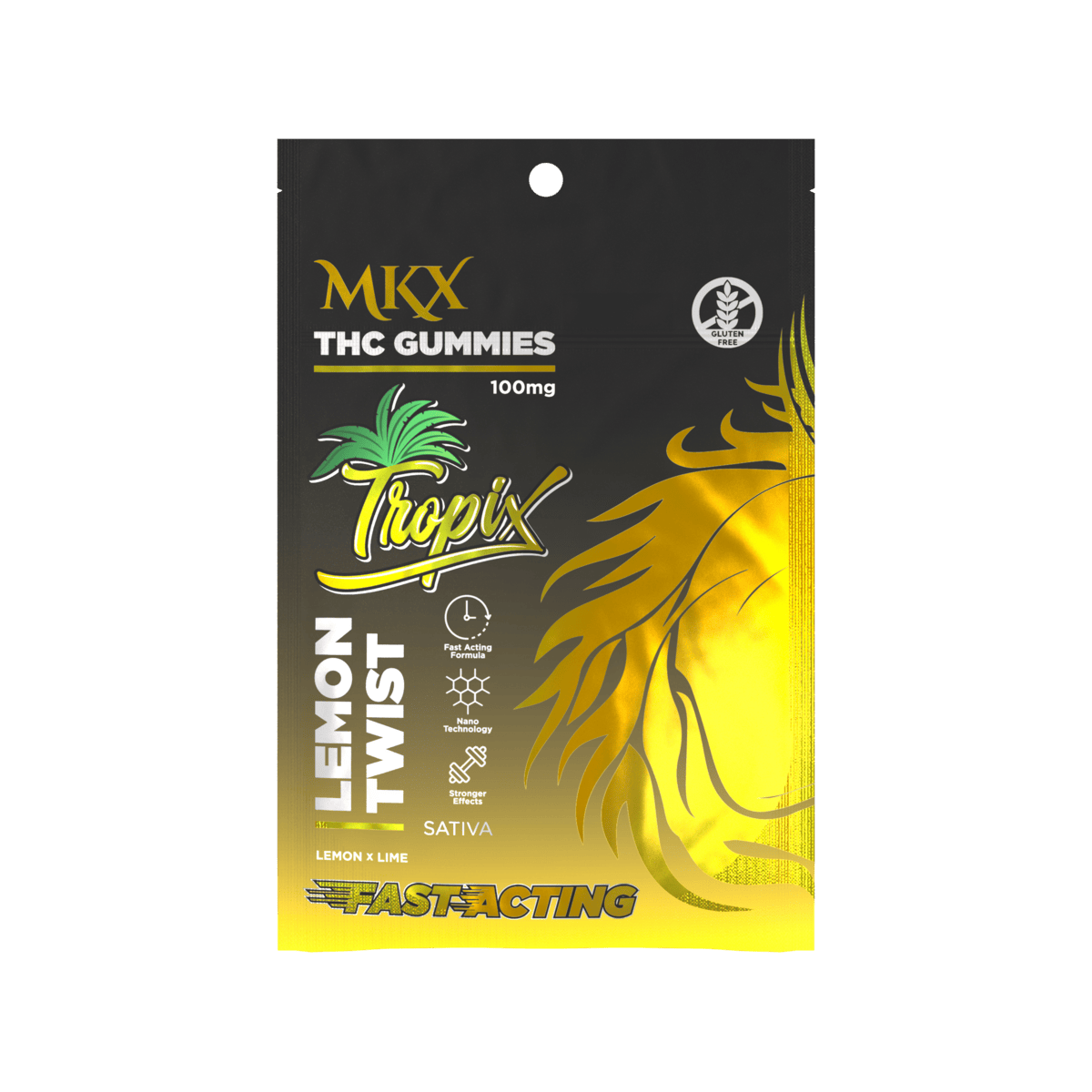 MKX Tropix Gummies (Lemon Twist) 100mg - MKX Oil Co