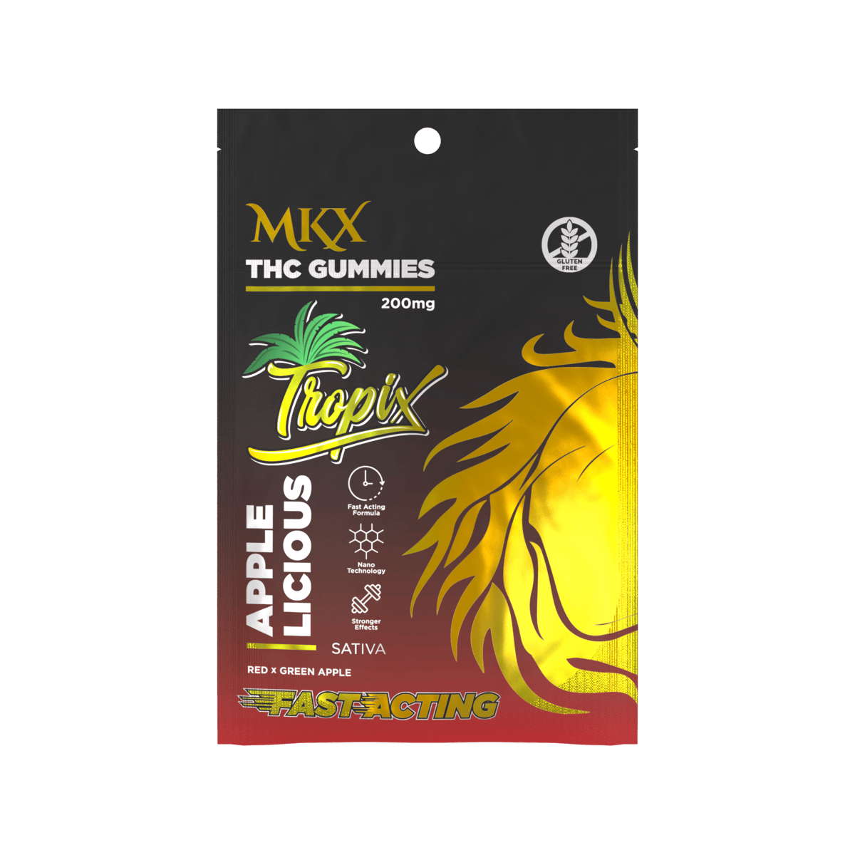 MKX Tropix Gummies (Applelicious) 200mg - MKX Oil Co