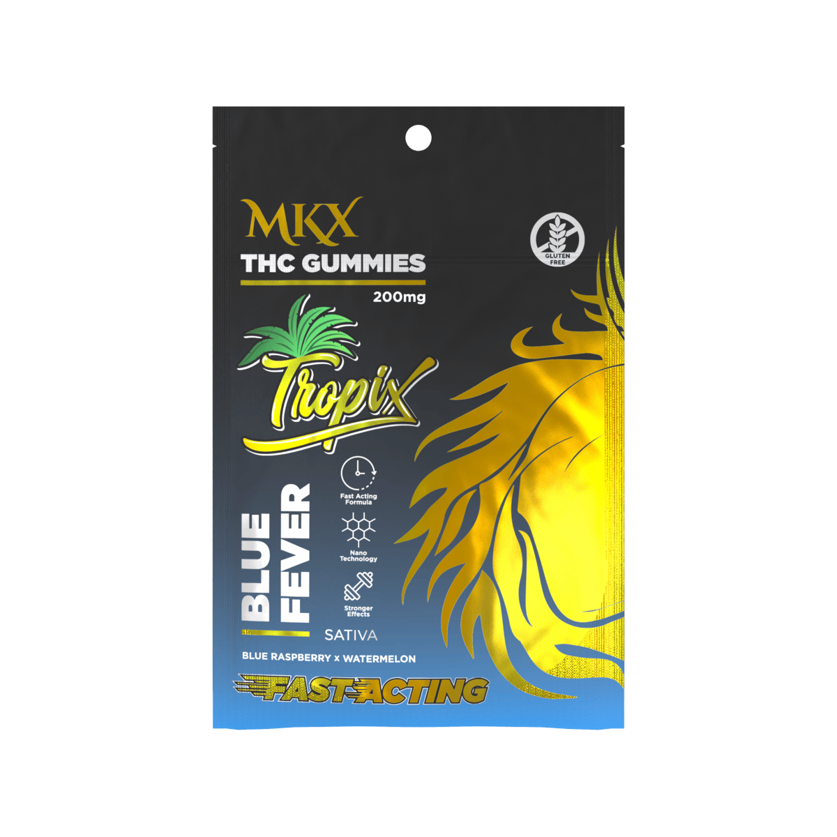MKX Tropix Gummies (Blue Fever) 200mg - MKX Oil Co