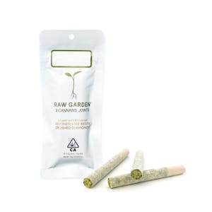 RAW GARDEN - Raw Garden - Chocolate Cherries RLR Crushed Diamonds - Preroll Infused - 3Pk  - 0.5G