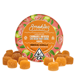 Smokiez Edibles - Guava Indica 100mg THC Live Resin Fruit Chews - CA