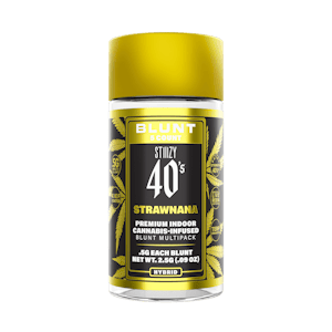 STIIIZY - Stiiizy - STRAWNANA - .5G 40's Infused Mini Blunt 5 Pack