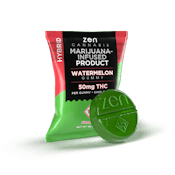 Zen | Cannabis Watermelon Hybrid Gummy| 100mg