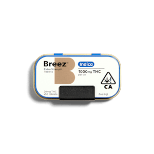 BREEZ - Breez | Extra Strength | Indica Tablet Tin | 1000mg