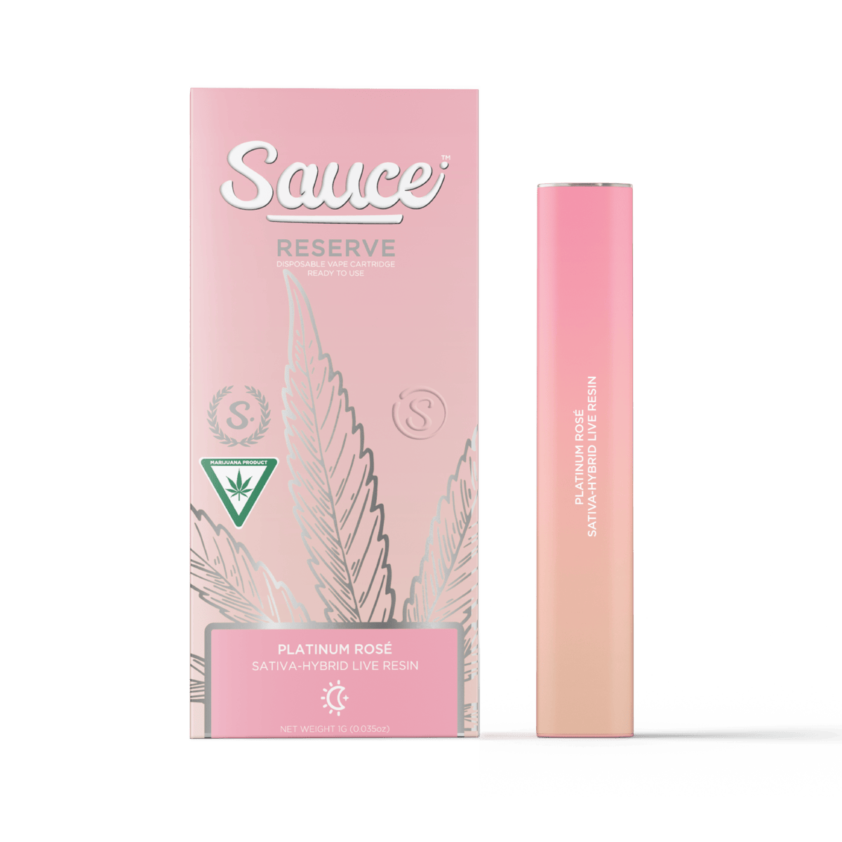 Sauce | Reserve | Platinum Ros | Live Resin Disposable | 1g - Sauce.
