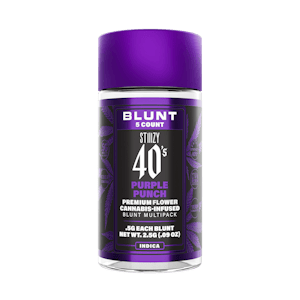 STIIIZY - Stiiizy PURPLE PUNCH - .5G 40's Infused Mini Blunt 5 Pack